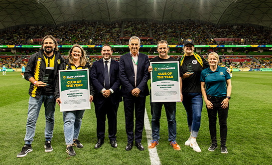 Sunbury United Football Club named the Metropolitan Club Changer of the Year!